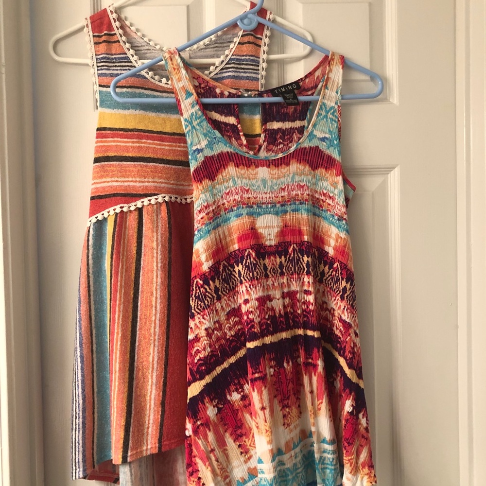 Two Medium Boho Tops My Story